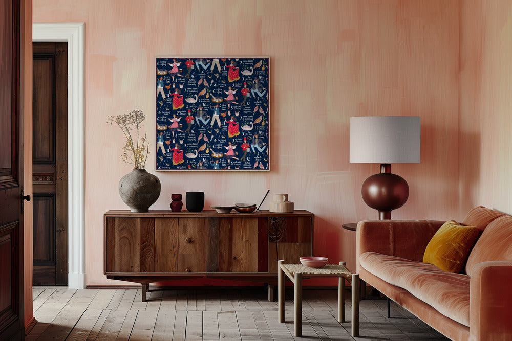 12 Days of Christmas Carol Poster